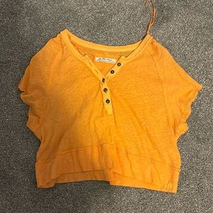 Free people Keep it Classic Linen and Cotton shirt